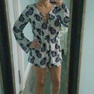 Nwot Lucca Pineapple Romper